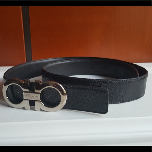 SOLD !!!!!!! Ferragamo Alligator &Crocodile  belt - Picture 5 of 8